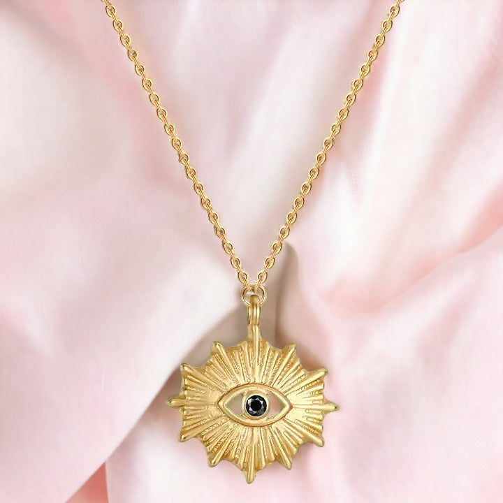 Peaceful Vigil Evil Eye Necklace