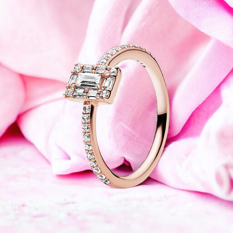 Petal Pink Gold Ring