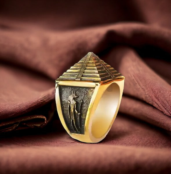 Pharaoh's Pyramid Ring