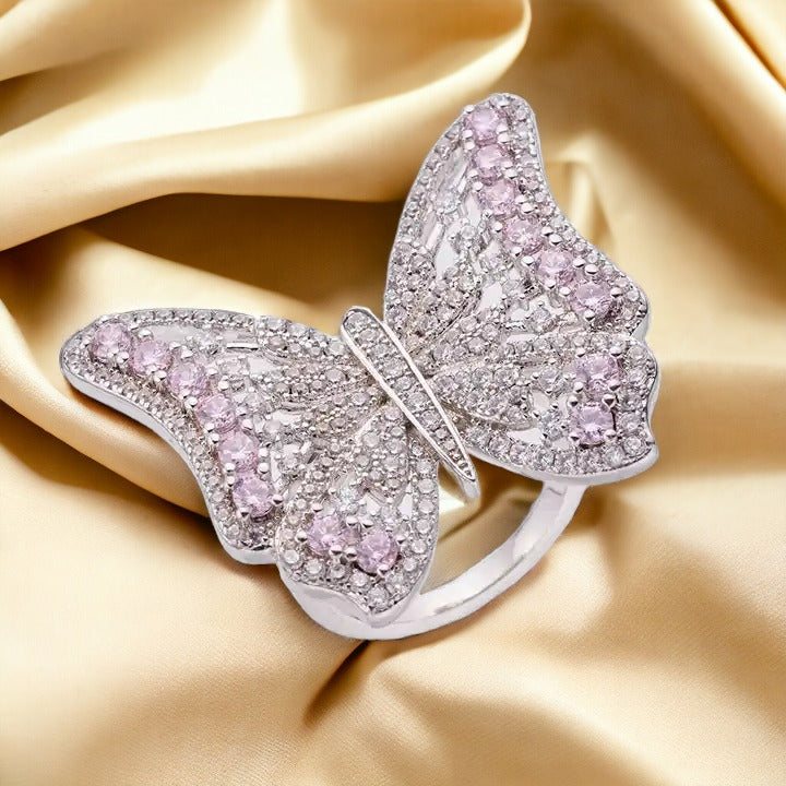 Pink Butterfly Essence Ring