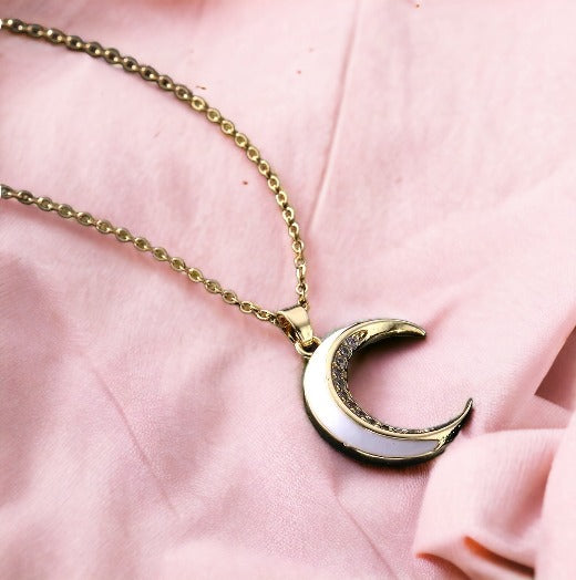 Polaris Moon Gold Necklace