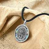 Protection Silver St Christopher Necklace