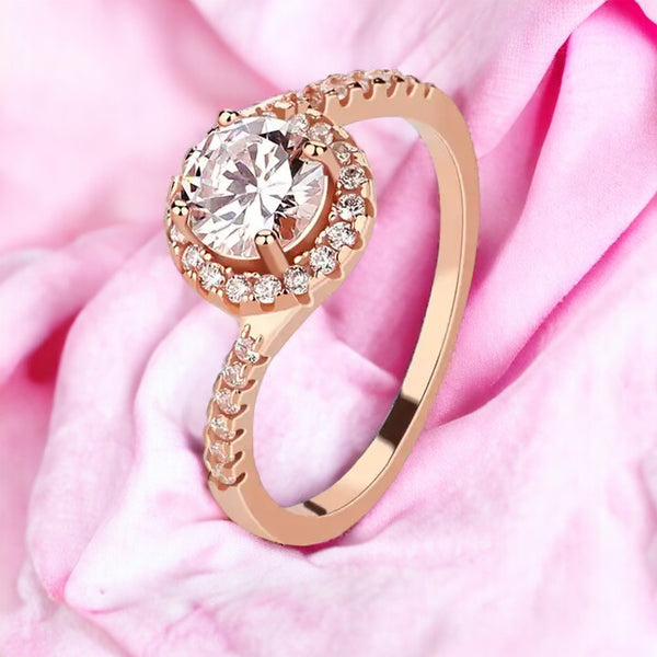 Rose Gold Infinity Ring