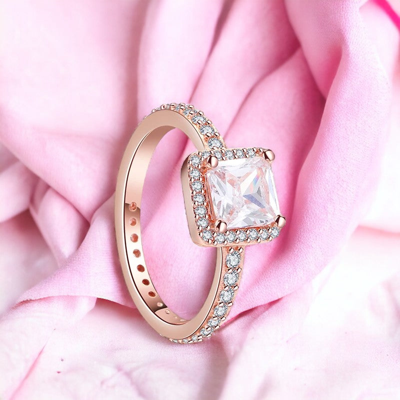 Rose Gold Serenity Ring