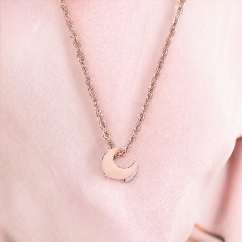 Rose Gold Sublime Moonlight Necklace