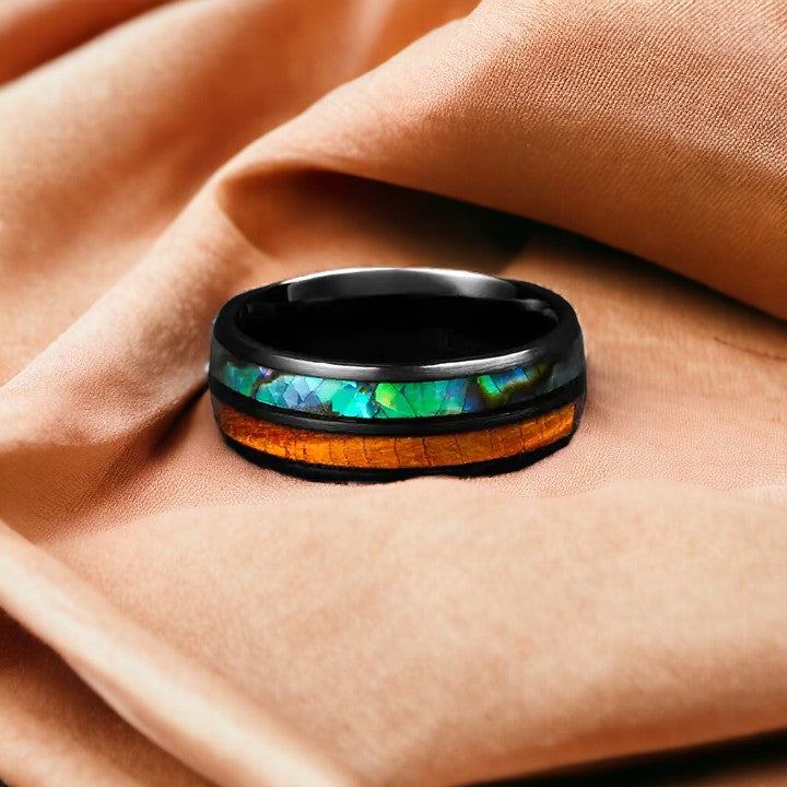 Rugged Style Tungsten Ring