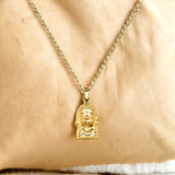 Sacred Gold Buddha Necklace