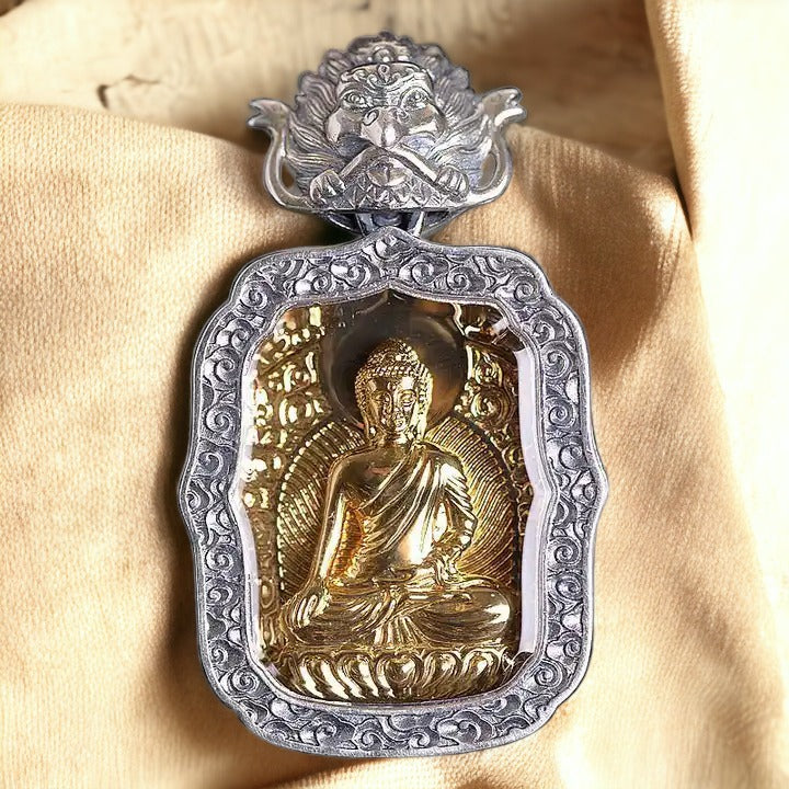 Serenity Buddha Gold Necklace