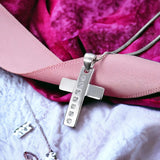 Silver Cross of Enlightenment Necklace