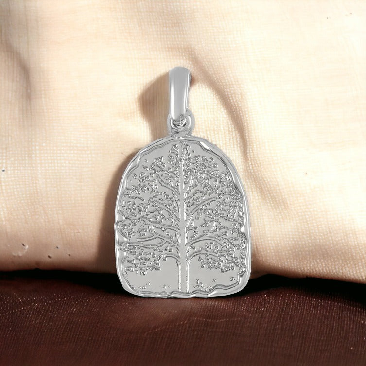 Silver Mystical Tree of Life Necklace