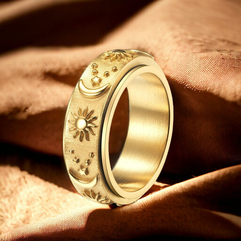 Sparkling Meteor Star Ring