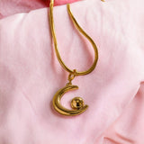 Spectral Moon Glow Gold Necklace