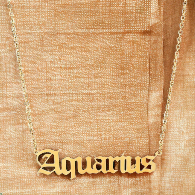 Street Wear Aquarius Necklace