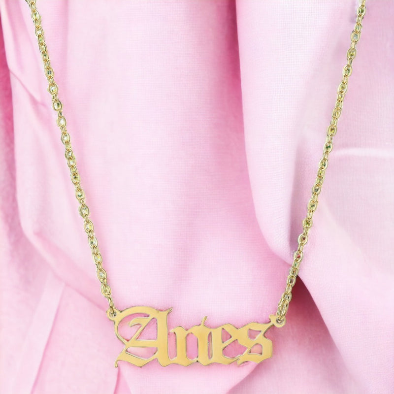 Street Wear Aries Necklace