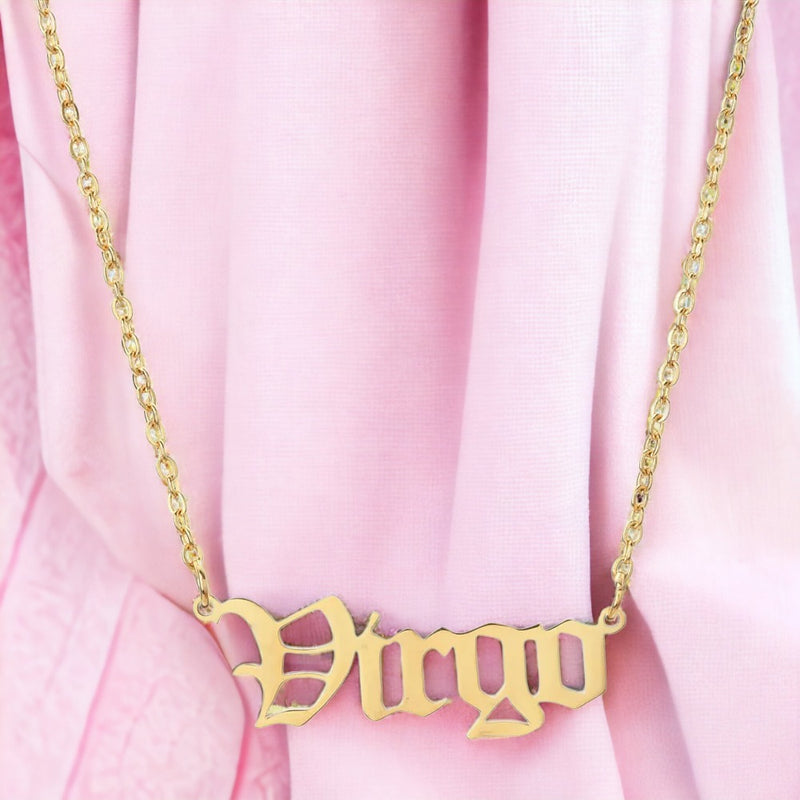 Street Wear Virgo Necklace