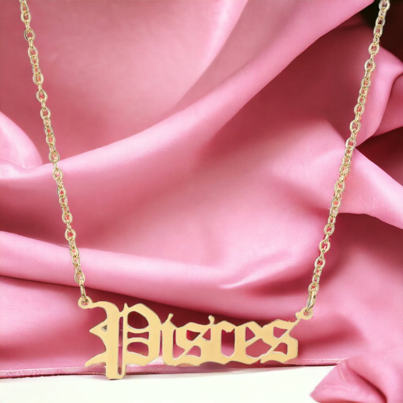 Street Wear Pisces Necklace