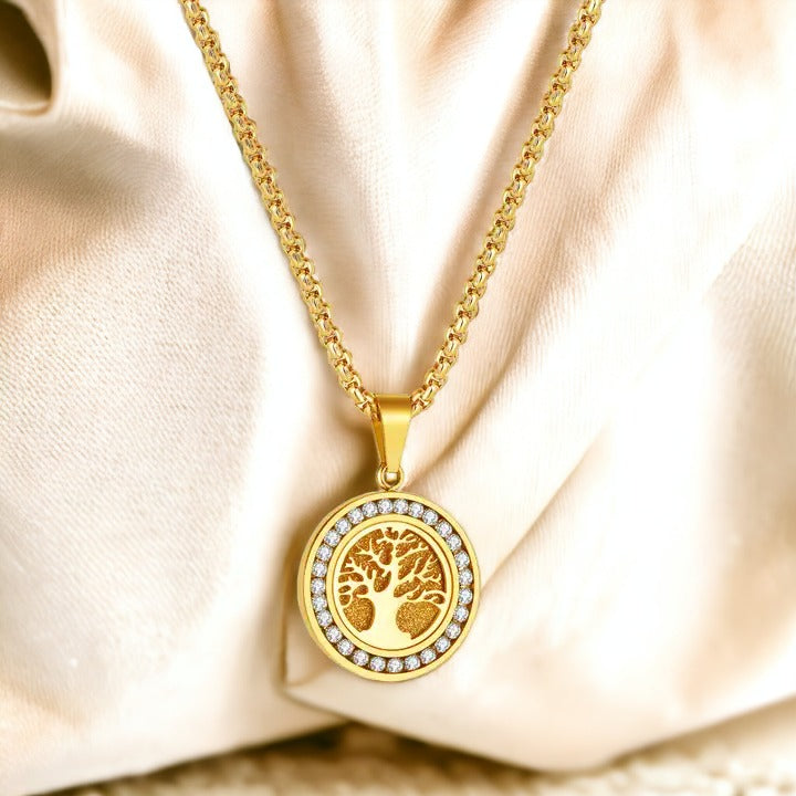 Tree Of Insight Gold Necklace