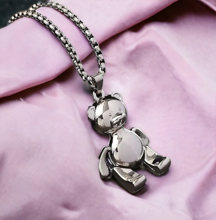 Trendy Teddy Bear Necklace