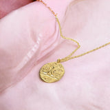 Twilight Moon Gold Necklace