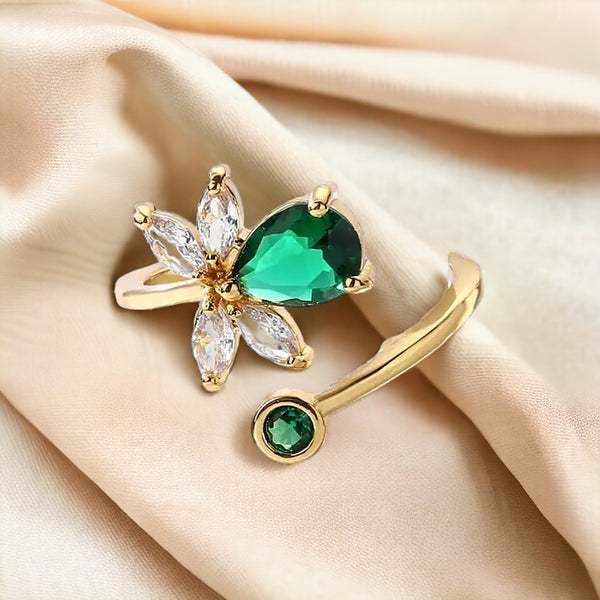 Verdant Delight Emerald Ring