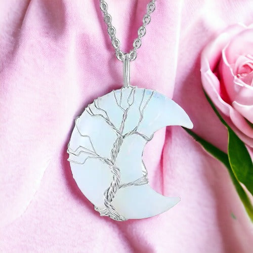 White Moonlit Whispers Necklace