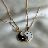 Yin Yang Friendship Necklace Set