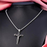 Gold/Silver Crucifix Necklace