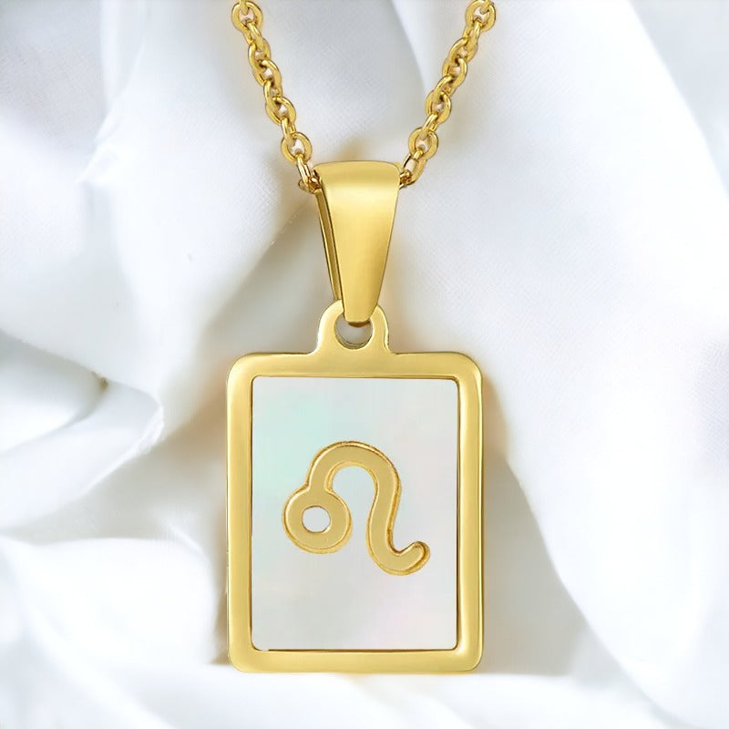 Dainty Leo Horoscope Necklace