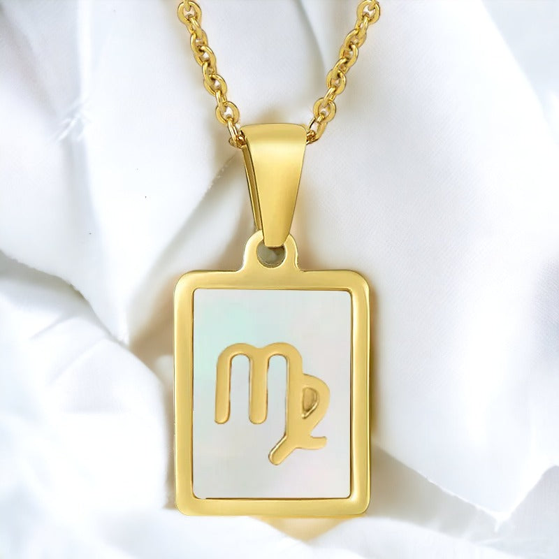 Dainty Virgo Horoscope Necklace