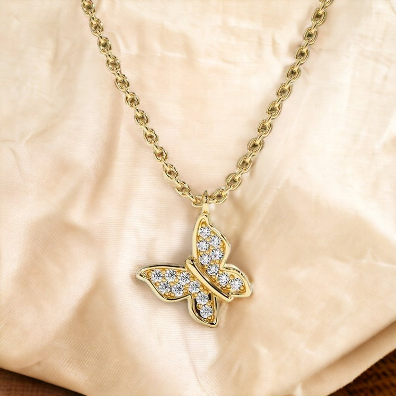 Diamond Enchantment Butterfly Chain