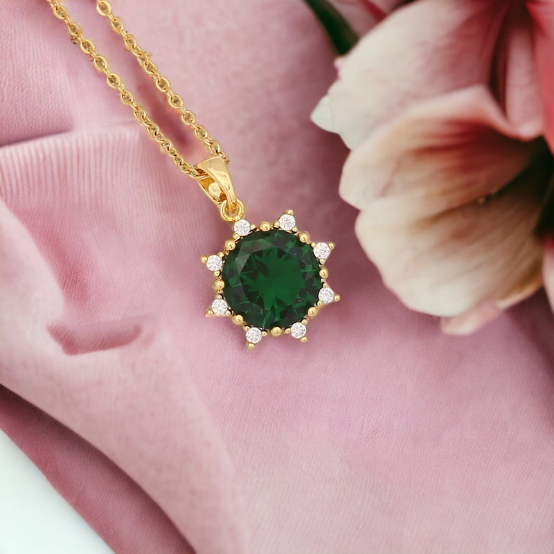 Dreamweaver Emerald Necklace