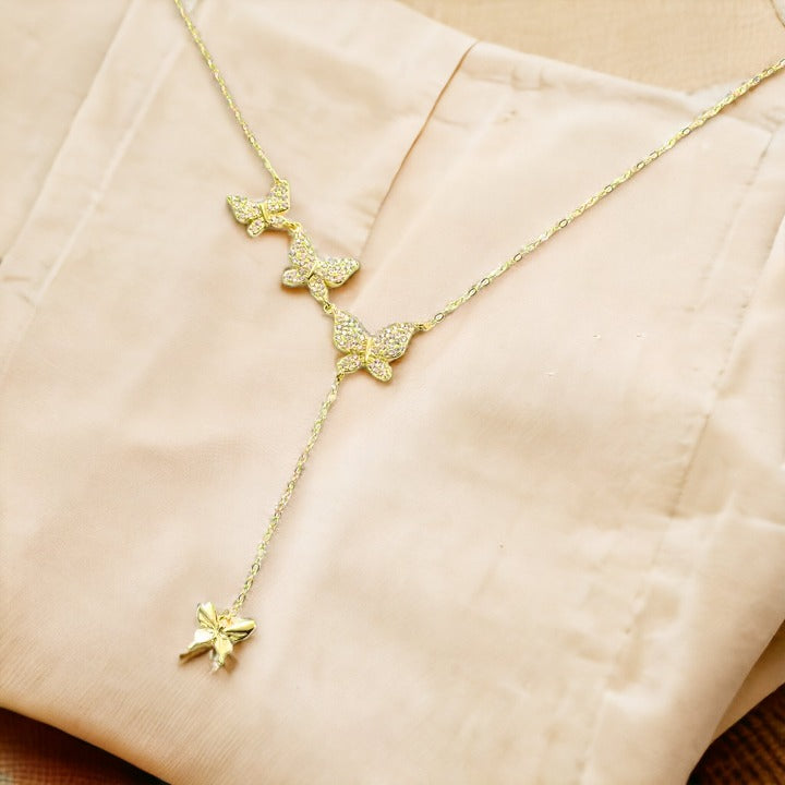 Harmony Gold Butterfly Necklace