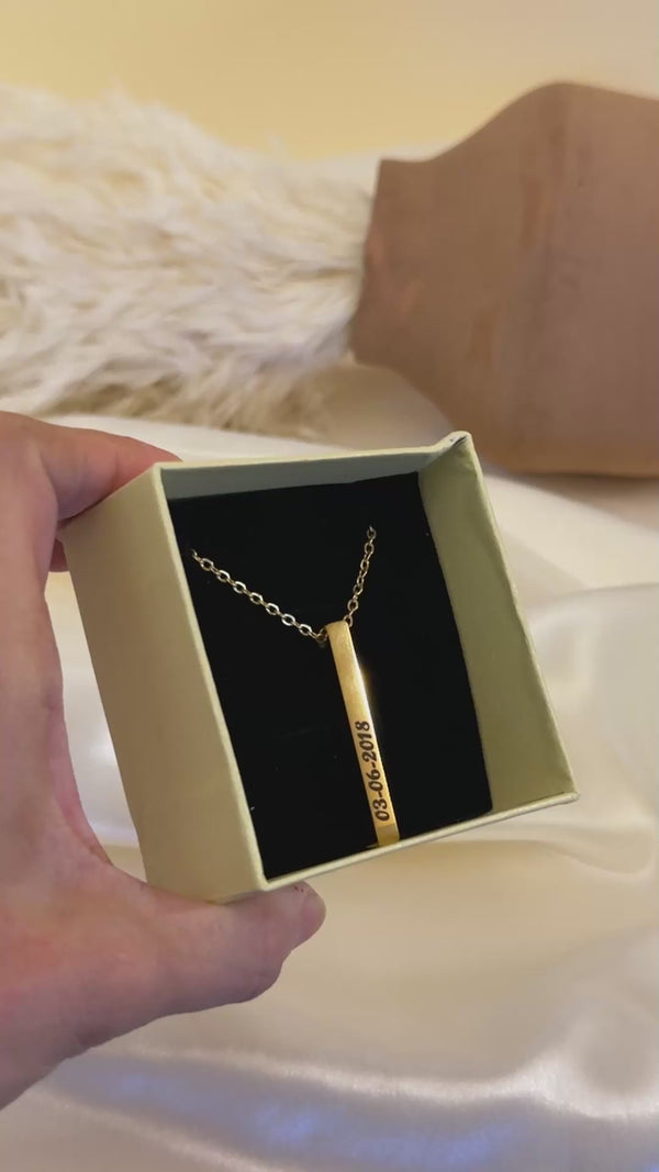 Personalise-pillar-Name-and-Date-Necklace-Gold