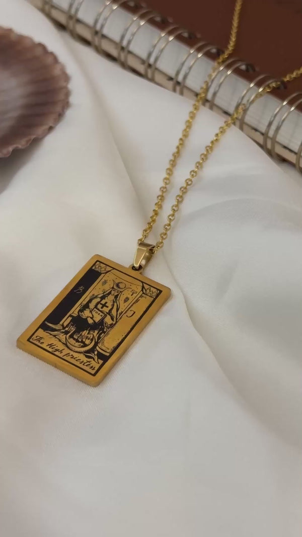 The-High-Priestess-Vintage-Tarot-Card-Necklace