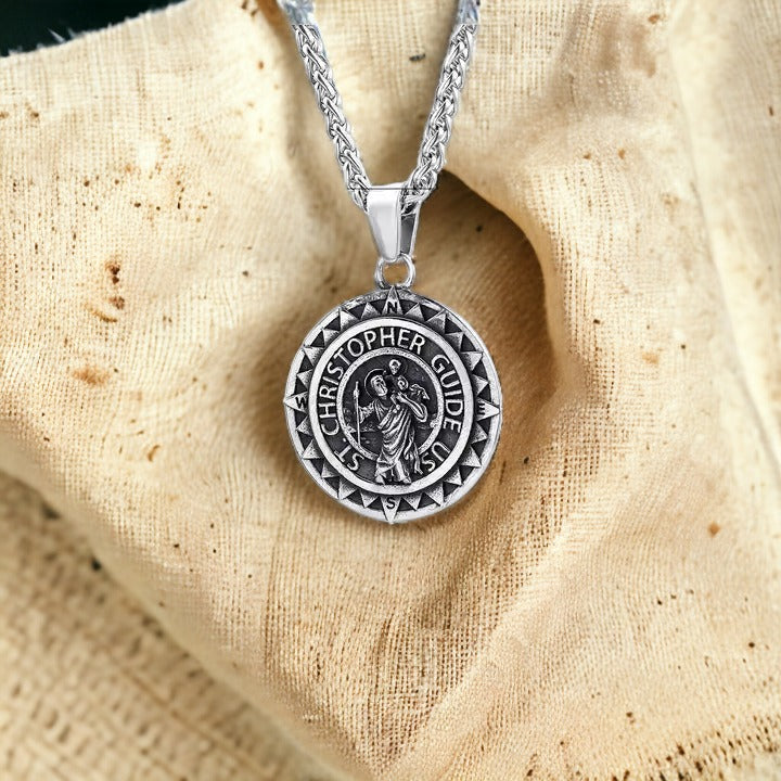 Silver Guide St-Christopher Necklace