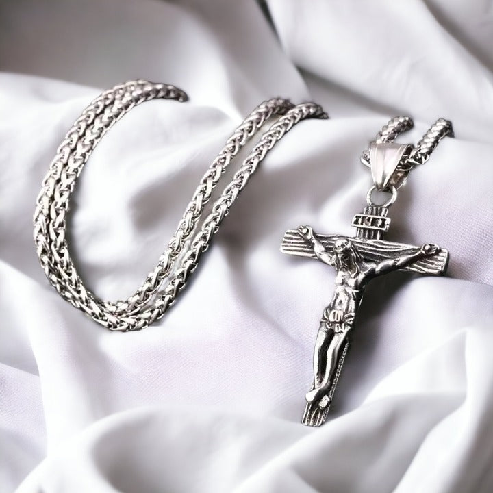 Silver Crucifix Necklace