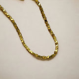 Simple Geometric Gold Necklace