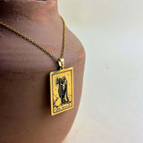 the-hermit-vintage-tarot-card-necklace