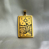 the-star-vintage-tarot-card-necklace-gold