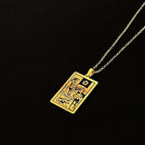 All Vintage Large Tarot Card Necklaces