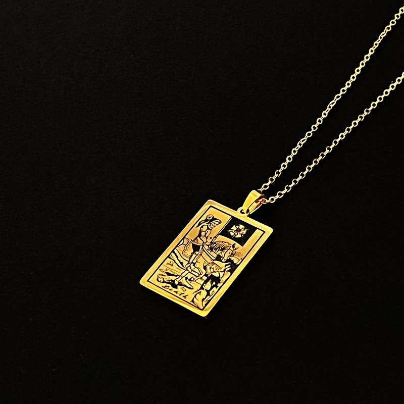 All Vintage Large Tarot Card Necklaces