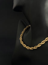 Gold-plated-stainless-steel-chunky-twist-necklace