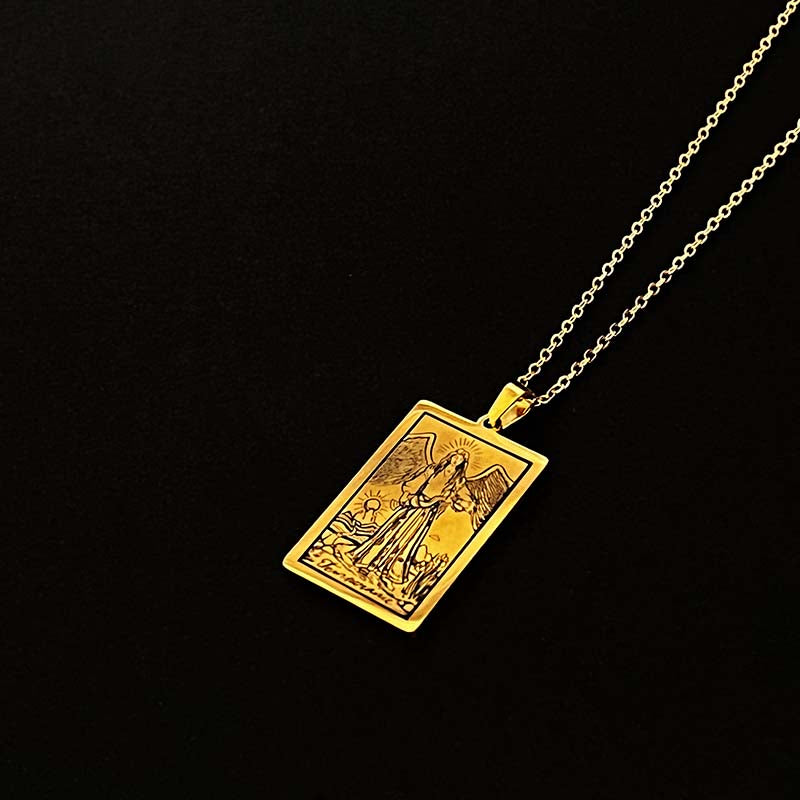 Temperance-tarot-card-necklace-18k-gold-plated-stainless-steel