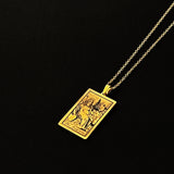 All Vintage Large Tarot Card Necklaces