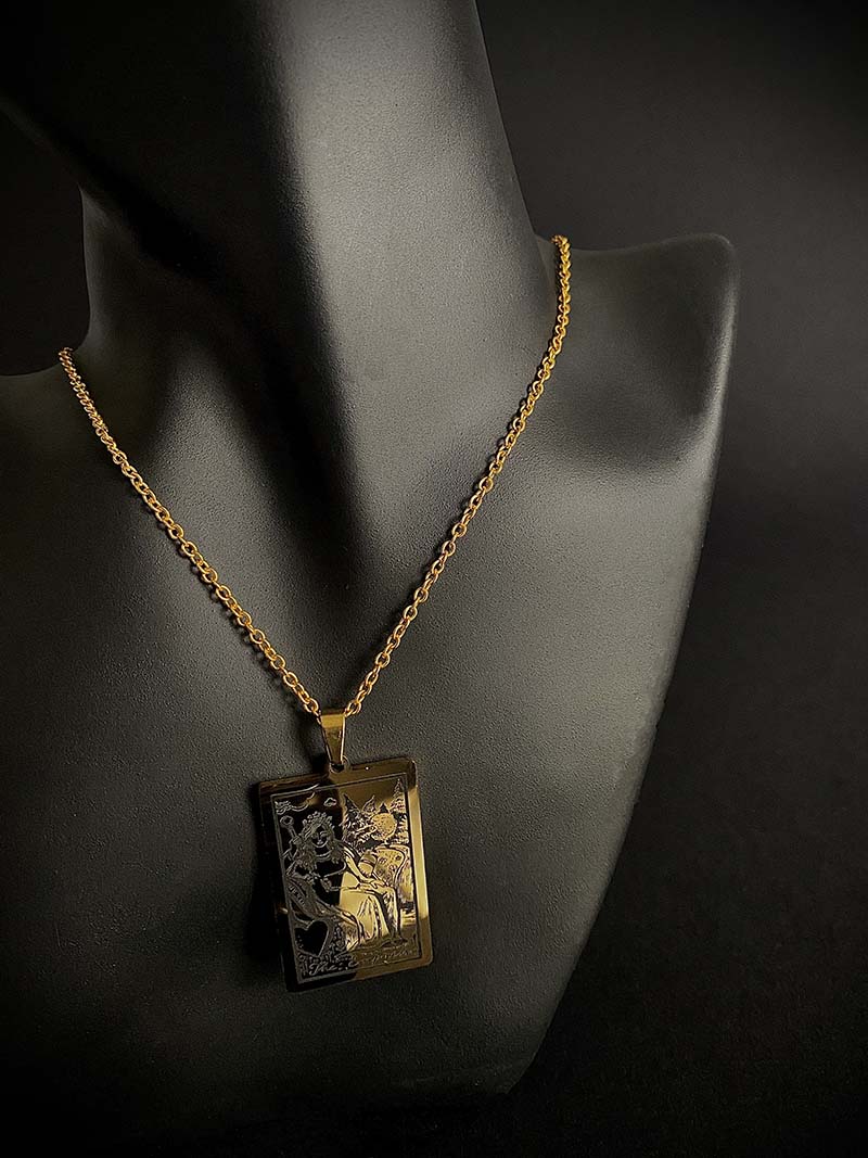 "The Empress" Vintage Tarot Card Necklace