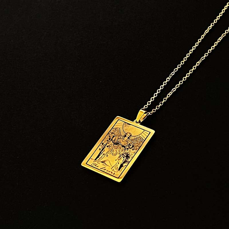 All Vintage Large Tarot Card Necklaces