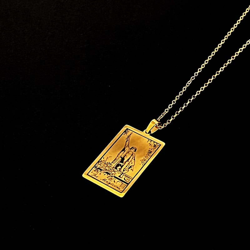 All Vintage Large Tarot Card Necklaces