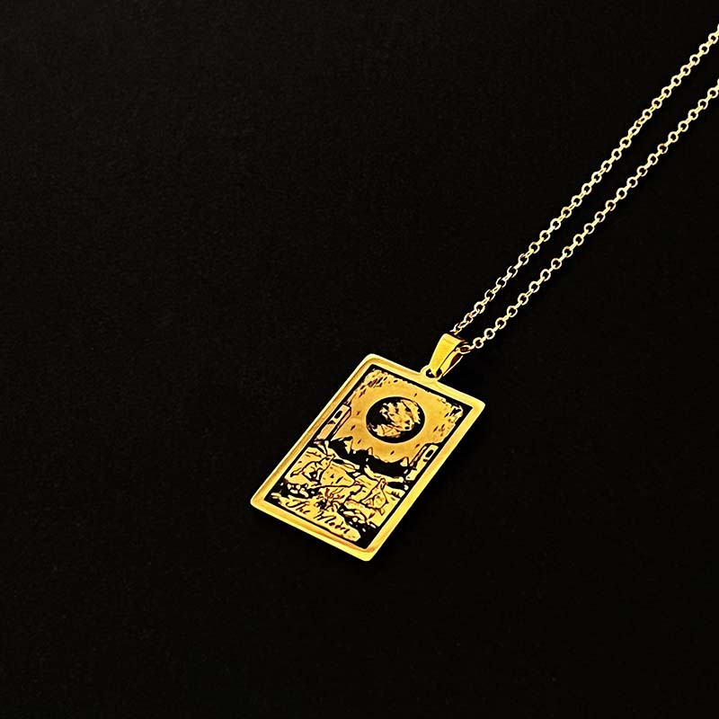 All Vintage Large Tarot Card Necklaces