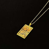 All Vintage Large Tarot Card Necklaces