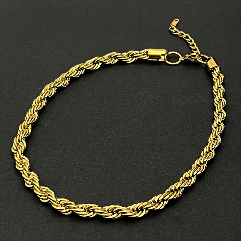 Thick Twisted Gold Chain